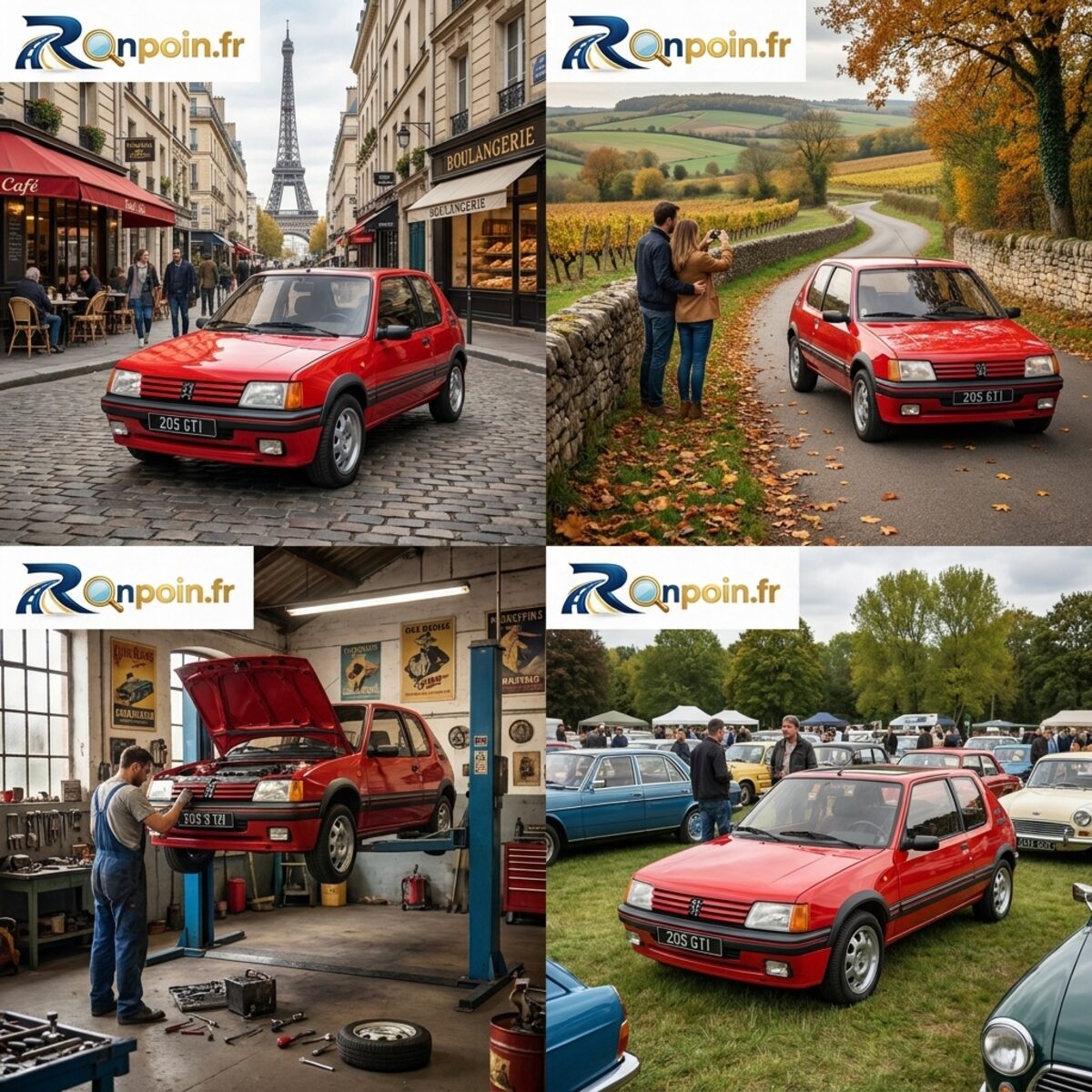 Planche youngtimers : Audi Quattro, Lancia Delta et coupés de rallye