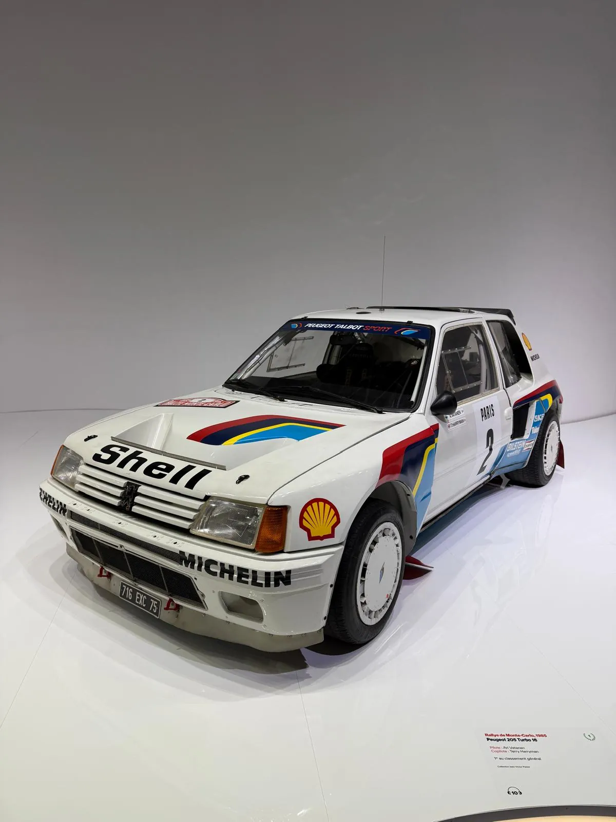 Monaco & l'Automobile — Peugeot 205 Turbo 16
